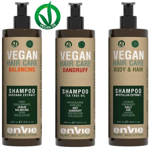 VEGAN HAIR CARE - BALANCING - DUNDRUFF - BODY&HAIR - ENVIE